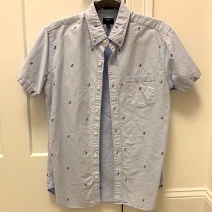 J Crew Men’s short sleeve Oxford shirt